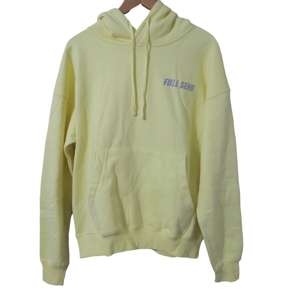Nelk Hoodie Mens Full Send Reflective‎ Silver YouTube Merch Comfy Lounge Small